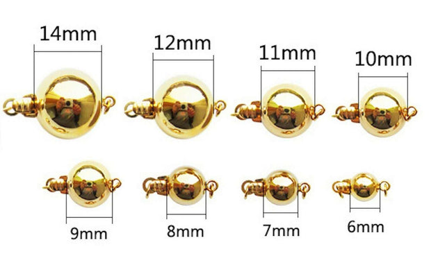 Solid 925 Sterling Silver 18K GP Necklace & Bracelet Clasp 6 8 9 10mmHigh-quality jewelry findings Clasp! Solid 925 Sterling Silver Yellow and White Gold GP For Making Necklace Bracelet Ball Clasp 6 - 10mmFits for Beads necklace or brClasps & HooksFindings & ClaspsThe Fine Pearls JewelrySolid 925 Sterling Silver 18K GP Necklace & Bracelet Clasp 6 8 9 10mm