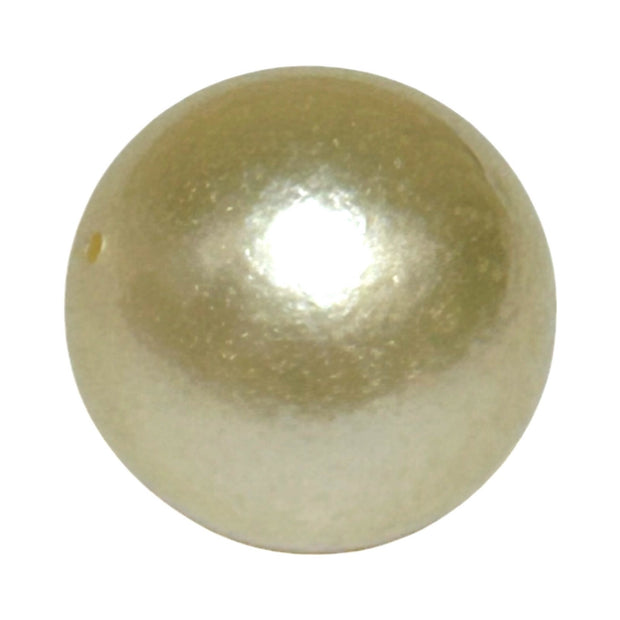 Huge Round 13.8 Carat 12.1mm Natural Pale Gold South Sea Pearl Loose