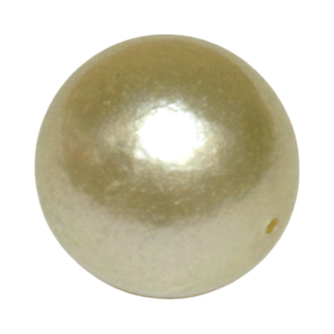 Huge Round 13.8 Carat 12.1mm Natural Pale Gold South Sea Pearl Loose