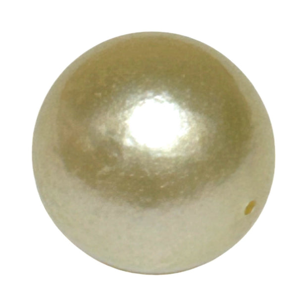 Huge Round 13.8 Carat 12.1mm Natural Pale Gold South Sea Pearl Loose