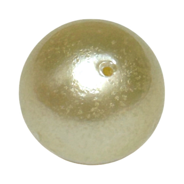 Huge Round 13.8 Carat 12.1mm Natural Pale Gold South Sea Pearl Loose