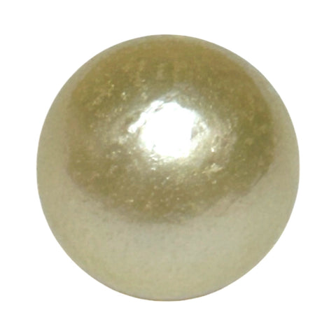 Huge Round 13.8 Carat 12.1mm Natural Pale Gold South Sea Pearl Loose
