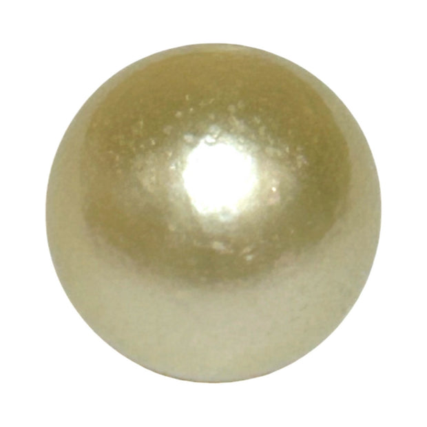 Huge Round 13.8 Carat 12.1mm Natural Pale Gold South Sea Pearl Loose