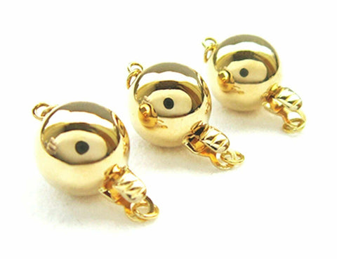 Solid 925 Sterling Silver 18K GP Necklace & Bracelet Clasp 6 8 9 10mmHigh-quality jewelry findings Clasp! Solid 925 Sterling Silver Yellow and White Gold GP For Making Necklace Bracelet Ball Clasp 6 - 10mmFits for Beads necklace or brClasps & HooksFindings & ClaspsThe Fine Pearls JewelrySolid 925 Sterling Silver 18K GP Necklace & Bracelet Clasp 6 8 9 10mm