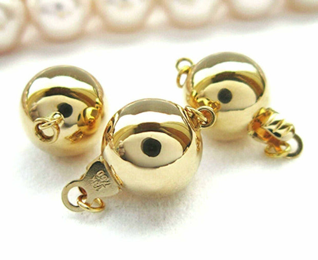Solid 925 Sterling Silver 18K GP Necklace & Bracelet Clasp 6 8 9 10mmHigh-quality jewelry findings Clasp! Solid 925 Sterling Silver Yellow and White Gold GP For Making Necklace Bracelet Ball Clasp 6 - 10mmFits for Beads necklace or brClasps & HooksFindings & ClaspsThe Fine Pearls JewelrySolid 925 Sterling Silver 18K GP Necklace & Bracelet Clasp 6 8 9 10mm