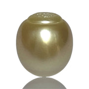 Oval Giant 16.9 x 19.2mm 40.2 Carats Deep Gold South Sea Loose Pearl
