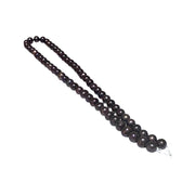 Magnificent 7.5 - 8mm Peacock Black Blue Round Pearl 16" Strand