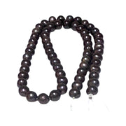 Magnificent 7.5 - 8mm Peacock Black Blue Round Pearl 16" Strand