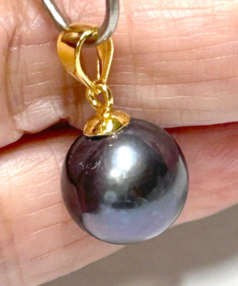 Genuine 11mm Peacock Black Pinkish Round Cultured Edison Pearl PendantClassic Pendant / Genuine 5A Lusted Edison Natural Peacock Black Pinkish Overtone 11mm Cultured Round Pearl Flower Pendant / Birthday Best GiftPENDANT INFORMATIONSpeCharms & PendantsFine JewelryThe Fine Pearls JewelryGenuine 11mm Peacock Black Pinkish Round Cultured Edison Pearl Pendant