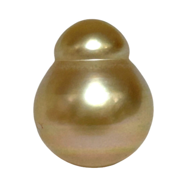 Baroque 13.3 x 18mm 23.4 Carats Natural Gold South Sea Loose Pearl