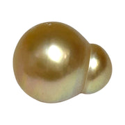 Baroque 13.3 x 18mm 23.4 Carats Natural Gold South Sea Loose Pearl