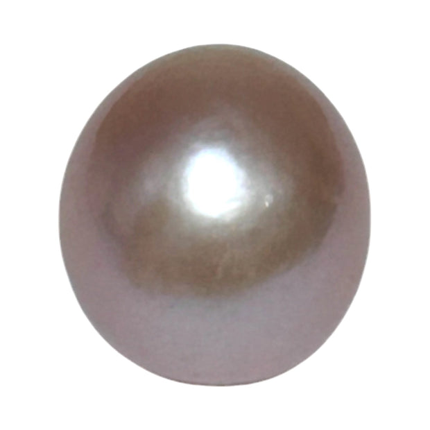 17.2 Carats Iridescent Purple Pink Keshi Pearl Loose 12.7 x 13.8mm