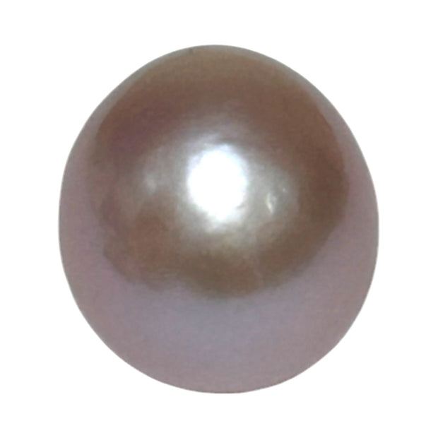 17.2 Carats Iridescent Purple Pink Keshi Pearl Loose 12.7 x 13.8mm