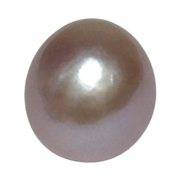 17.2 Carats Iridescent Purple Pink Keshi Pearl Loose 12.7 x 13.8mm