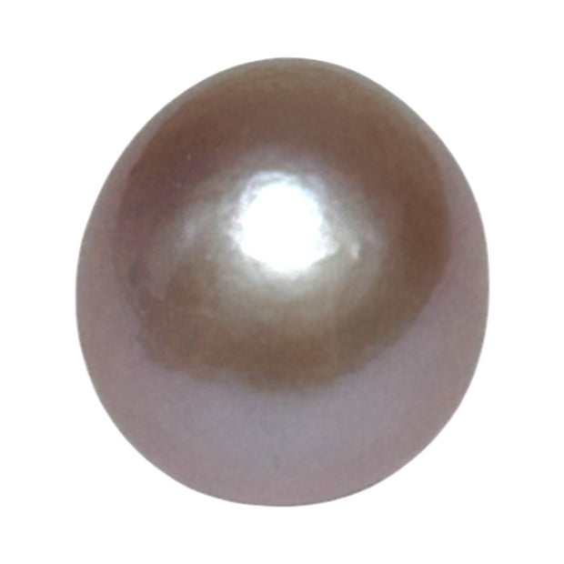 17.2 Carats Iridescent Purple Pink Keshi Pearl Loose 12.7 x 13.8mm