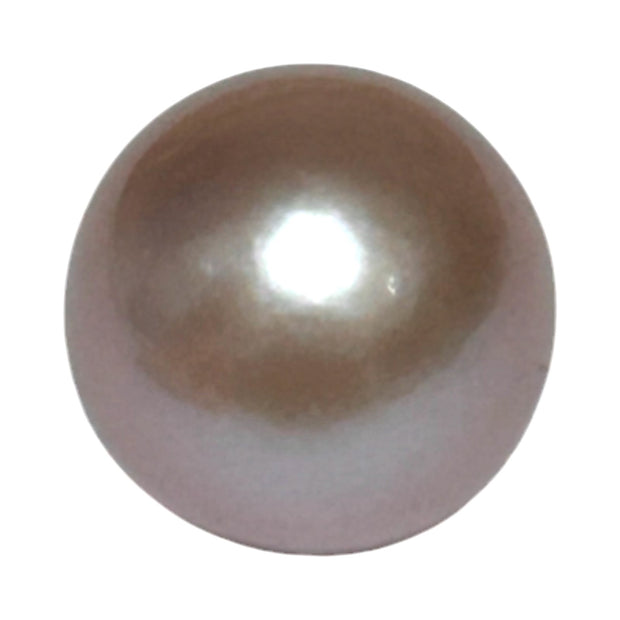 17.2 Carats Iridescent Purple Pink Keshi Pearl Loose 12.7 x 13.8mm