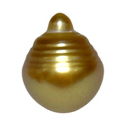 13.9 x 17mm 20.8 Carat Natural Gold Philippines South Sea Pearl Loose