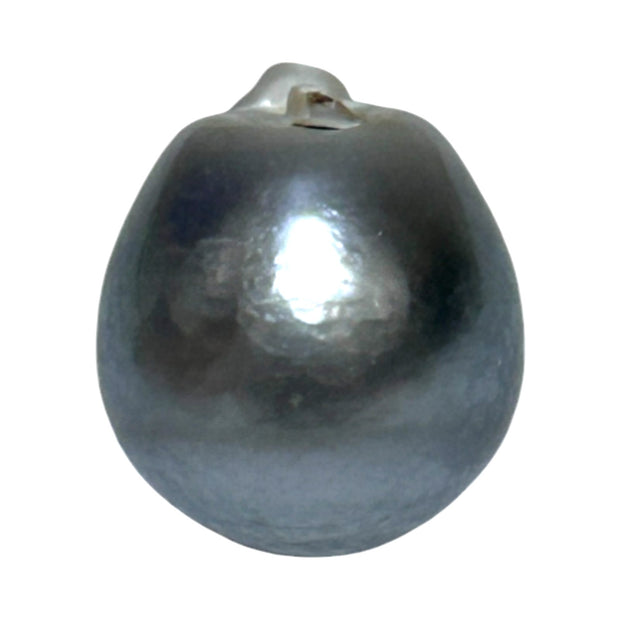 Giant 14.3 x 16mm 22.7 Carats Tahitian Peacock Middle Gray Loose Pearl