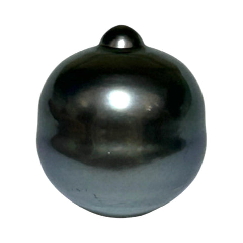 Huge 23.4 Carat 14.4 x 16.4mm Tahitian Peacock Black Green Loose Pearl