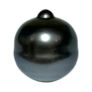 Huge 23.4 Carat 14.4 x 16.4mm Tahitian Peacock Black Green Loose Pearl