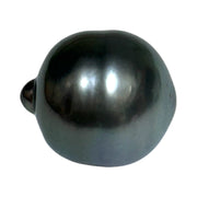 Huge 23.4 Carat 14.4 x 16.4mm Tahitian Peacock Black Green Loose Pearl