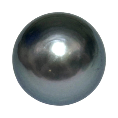 Huge 23.4 Carat 14.4 x 16.4mm Tahitian Peacock Black Green Loose Pearl