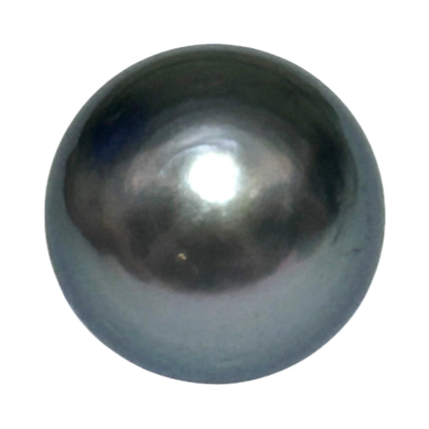 Huge 23.4 Carat 14.4 x 16.4mm Tahitian Peacock Black Green Loose Pearl