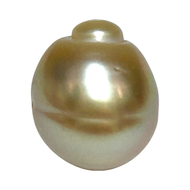 Giant 15.7 x 18.4mm Rich Gold Philippines South Sea Pearl Loose