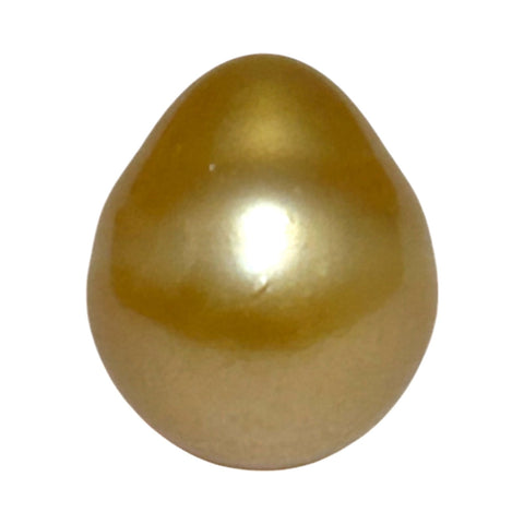 5A Smooth Giant 13.7 x 16mm 20.5 Carats Rich Gold South Sea Pearl