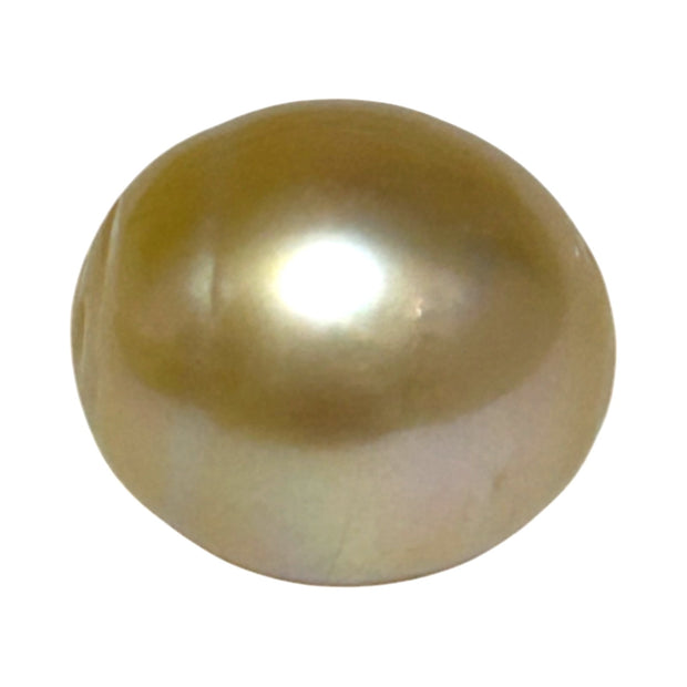 Giant 15 x 16.6mm 26.8 Carats Natural Gold South Sea Loose Pearl