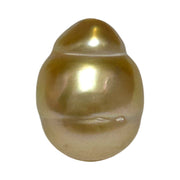 Baroque Giant 13.9 x 18.2mm 23.8 Carats Rich Gold South Sea Pearl