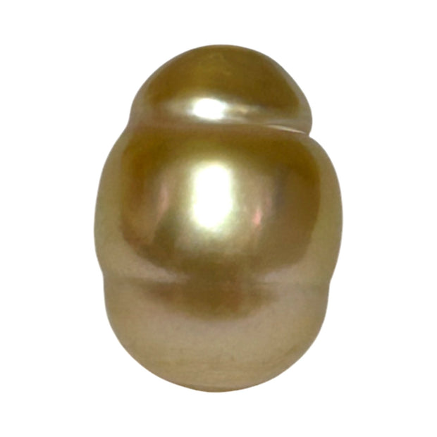 Baroque Giant 13.9 x 18.2mm 23.8 Carats Rich Gold South Sea Pearl