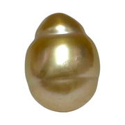 Baroque Giant 13.9 x 18.2mm 23.8 Carats Rich Gold South Sea Pearl