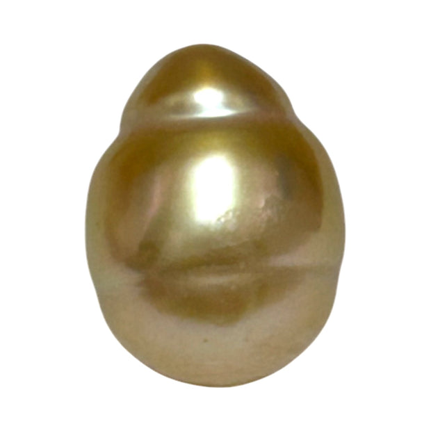 Baroque Giant 13.9 x 18.2mm 23.8 Carats Rich Gold South Sea Pearl
