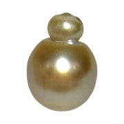 Baroque 13.6 x 18.8mm 22.5 Carats Deep Gold South Sea Loose Pearl