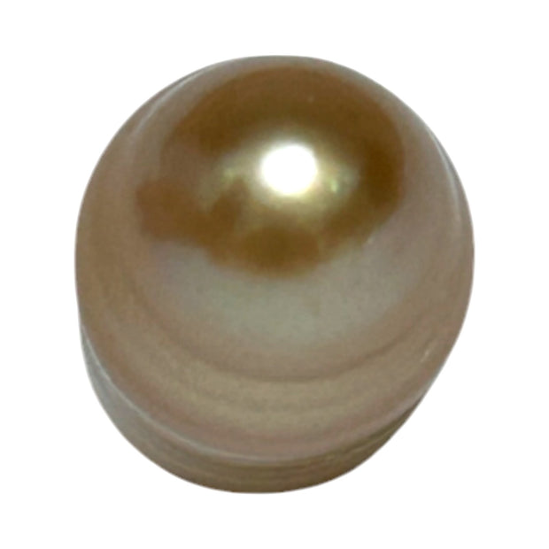 Baroque 12 x 19.3mm 20.3 Carats Natural Deep Gold South Sea Pearl
