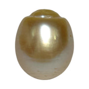 Smooth 13.9 x 16.4mm 23.6 Carats Gold South Sea Pearl Loose