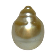 Baroque 12.8 x 17.2mm 18.8 Carats Natural Gold South Sea Loose Pearl
