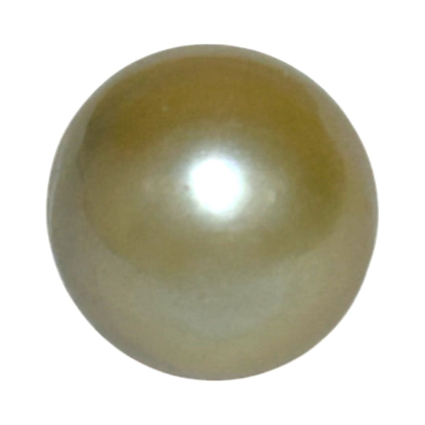 Baroque 12.8 x 17.2mm 18.8 Carats Natural Gold South Sea Loose Pearl