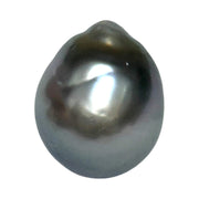 Barque 13.9 Carat 13.4 x 16.4mm Tahitian Sea Middle Gray Pearl Loose