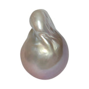 Ornate 16.7 x 13.6 x 26mm KeshI Purple Rose Gold Rainbow Pearl