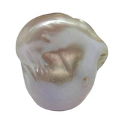 Ornate 16.7 x 13.6 x 26mm KeshI Purple Rose Gold Rainbow Pearl
