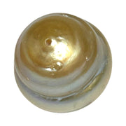 RARE Baroque 15.8 x 17.6mm 28.6 Carat Gold South Sea Pearl Loose