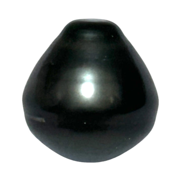 Silky Giant 13.4 x 14.2mm Peacock Black Green Tahitian Pearl Loose