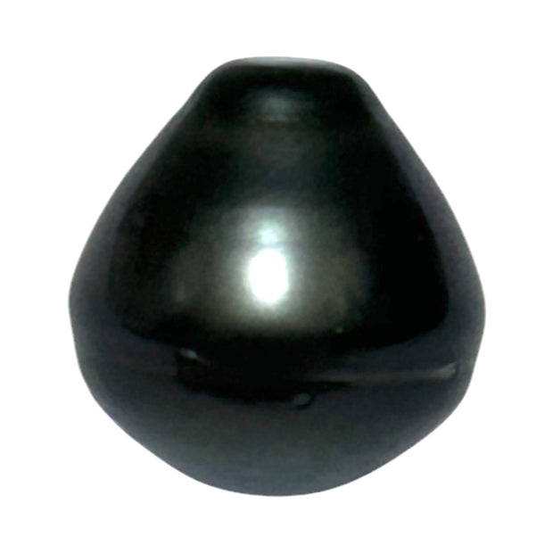Silky Giant 13.4 x 14.2mm Peacock Black Green Tahitian Pearl Loose