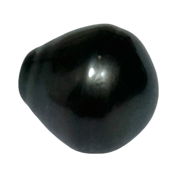 Silky Giant 13.4 x 14.2mm Peacock Black Green Tahitian Pearl Loose