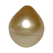 Teardrop 14.1 x 16.5mm 21.6 Carat Natural Gold South Sea Pearl Loose