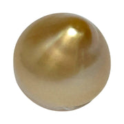 Teardrop 14.1 x 16.5mm 21.6 Carat Natural Gold South Sea Pearl Loose