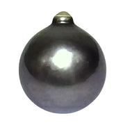 Smooth 11.7 x 13.2mm 14.2 Carats Tahitian Peacock Middle Gray Pearl