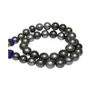 10.3 - 12mm Round Tahitian South Sea Pearl 16" Strand